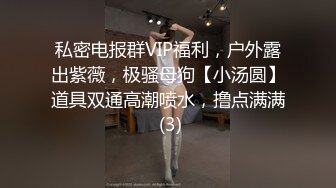 私密电报群VIP福利，户外露出紫薇，极骚母狗【小汤圆】道具双通高潮喷水，撸点满满 (3)