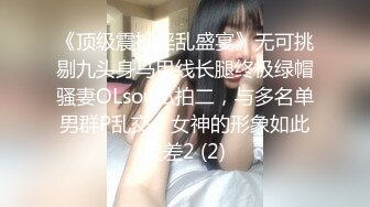 《顶级震撼淫乱盛宴》无可挑剔九头身马甲线长腿终极绿帽骚妻OLsou私拍二，与多名单男群P乱交，女神的形象如此反差2 (2)