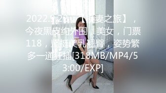 2022.9.22，【换妻之旅】，今夜黑皮约外围，美女，门票118，坚挺美乳翘臀，姿势繁多一通狂插[318MB/MP4/53:00/EXP]